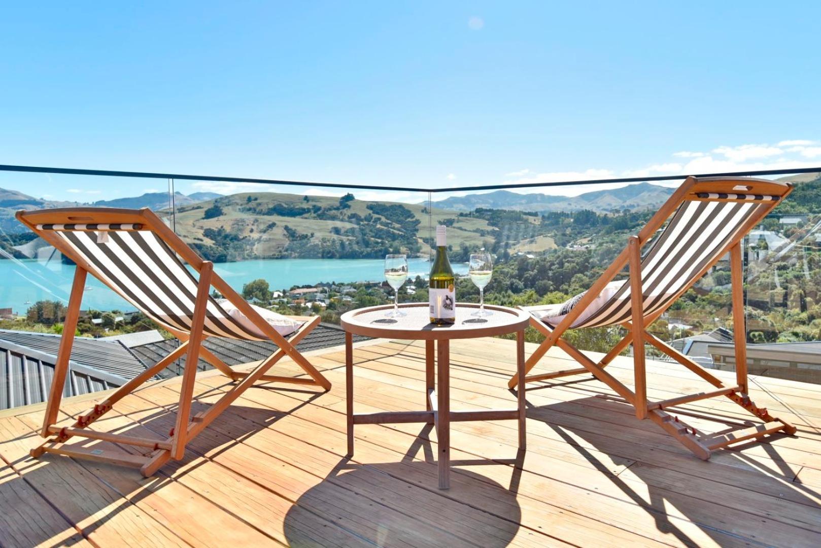 Akaroa Harbour View - Christchurch Holiday Homes Bagian luar foto