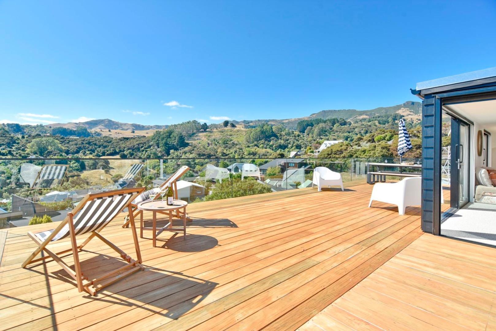Akaroa Harbour View - Christchurch Holiday Homes Bagian luar foto